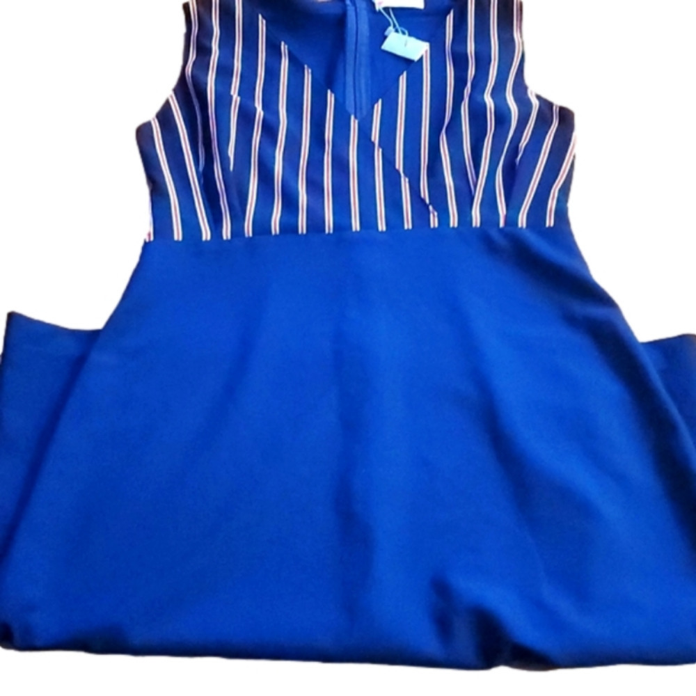 Davina Dress royal blue medium ‎ nwt